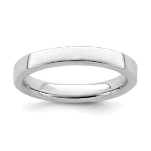 Stackable Expressions Jewelry Sterling Silver Stackable Expressions Rhodium Ring | QSK263