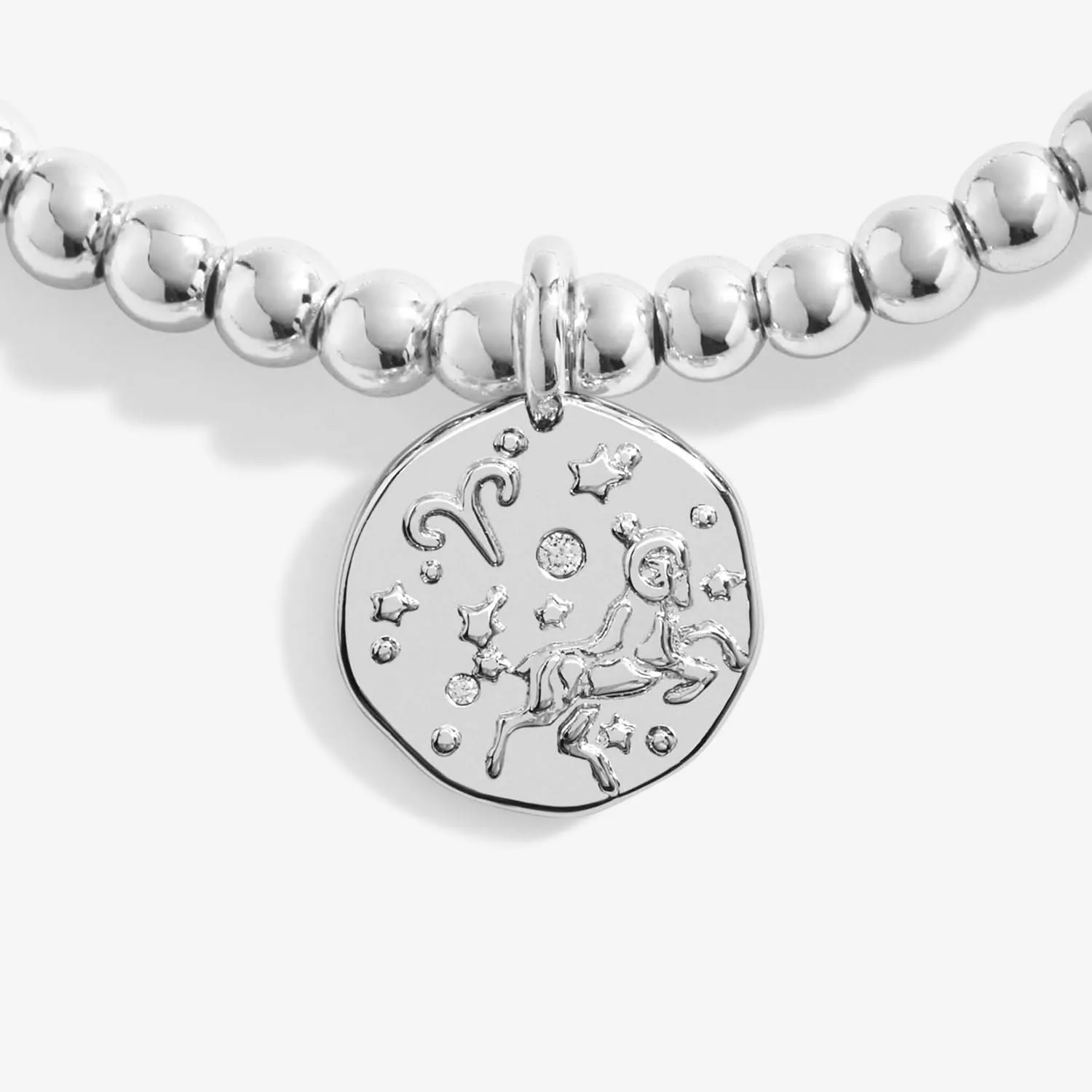 Star Sign A Little Aries Silver Plated Bracelet 7444 Joma Jewellery