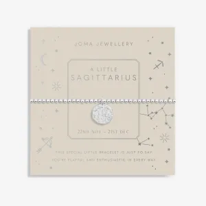 Star Sign A Little Sagittarius Silver Plated Bracelet 7440 Joma Jewellery