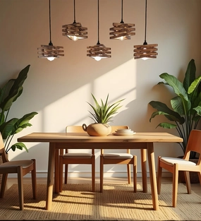 Star Brown 5 Series Hanging Lamp (BULB NOT INCLUDED) contemporary ceiling fixture