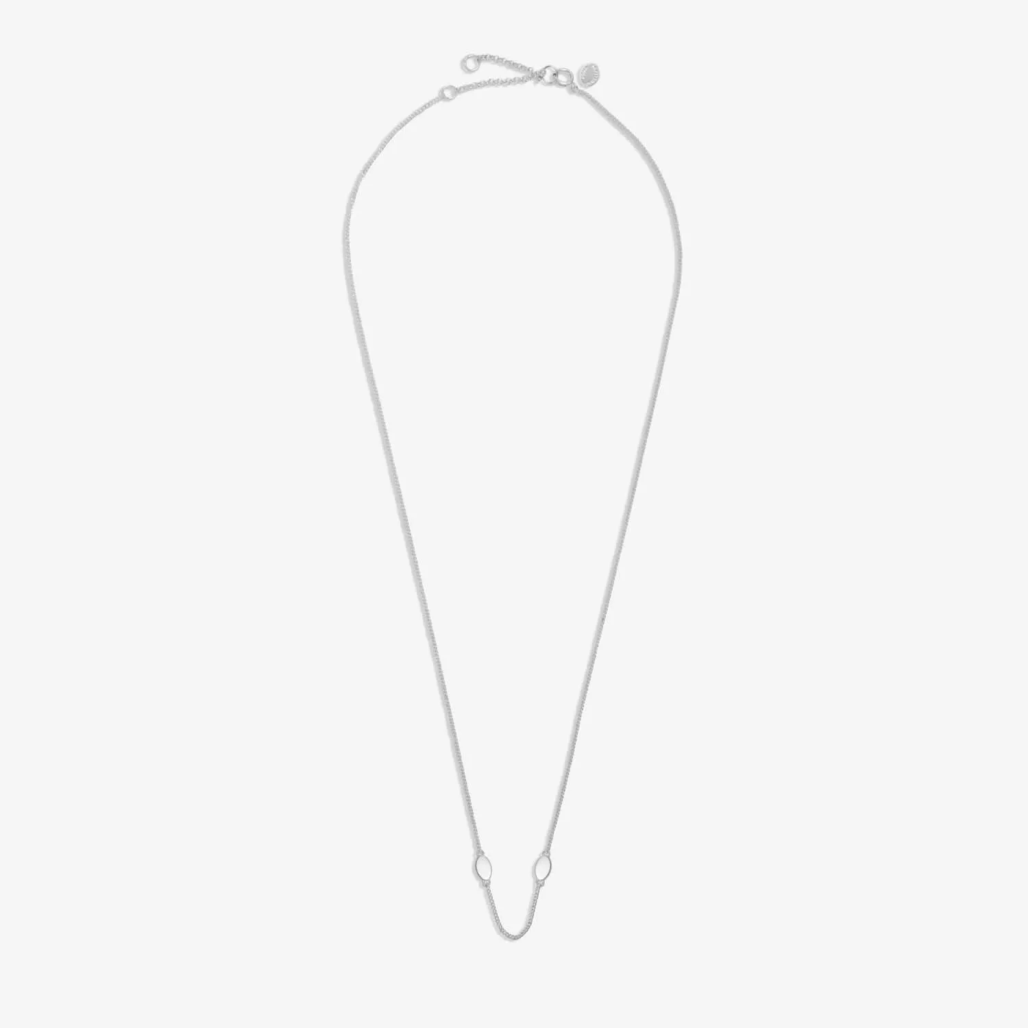 Sterling Silver Double Oval Necklace JJS0135 Joma Jewellery