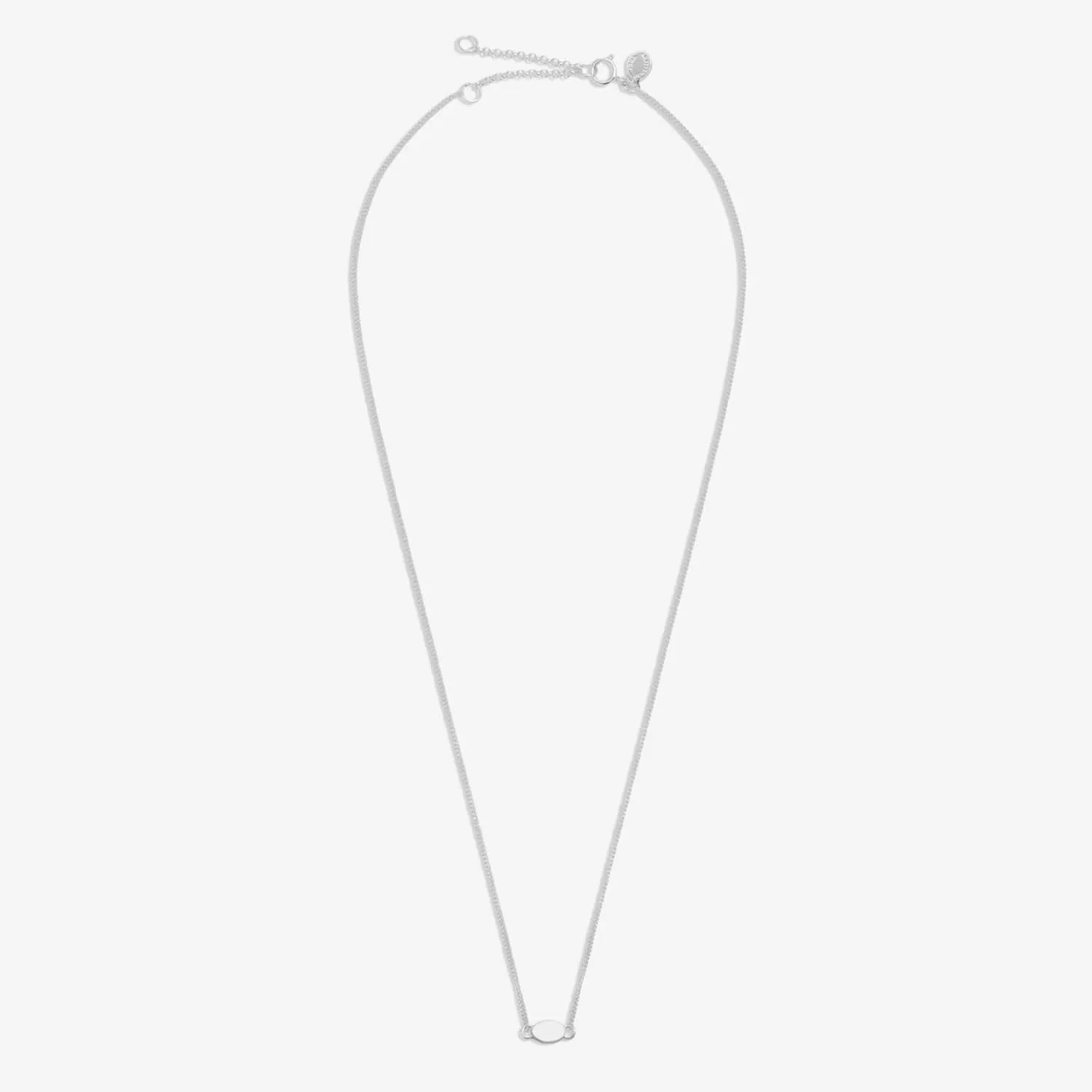 Sterling Silver Oval Necklace JJS0134 Joma Jewellery