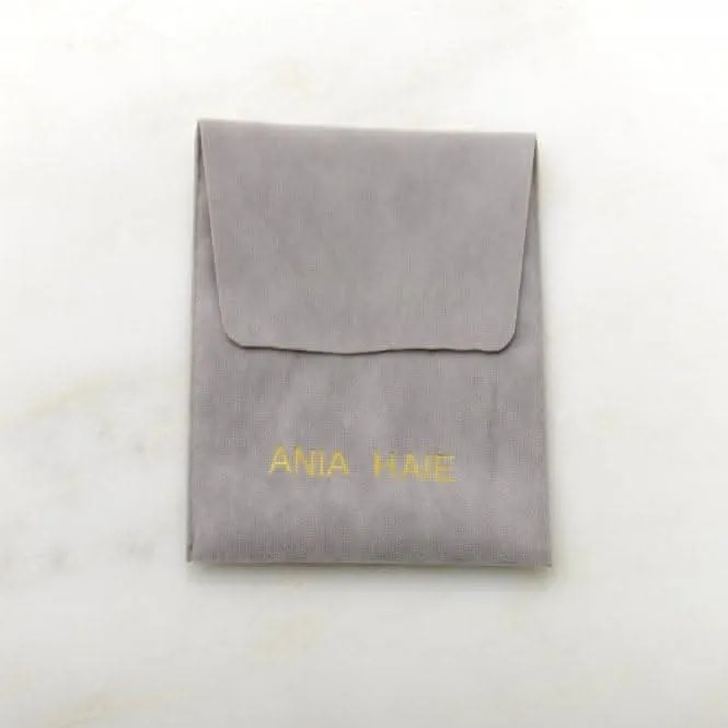 Sterling Silver Shiny Gold Plated Glow Stud Earrings E018-07G Ania Haie Jewellery