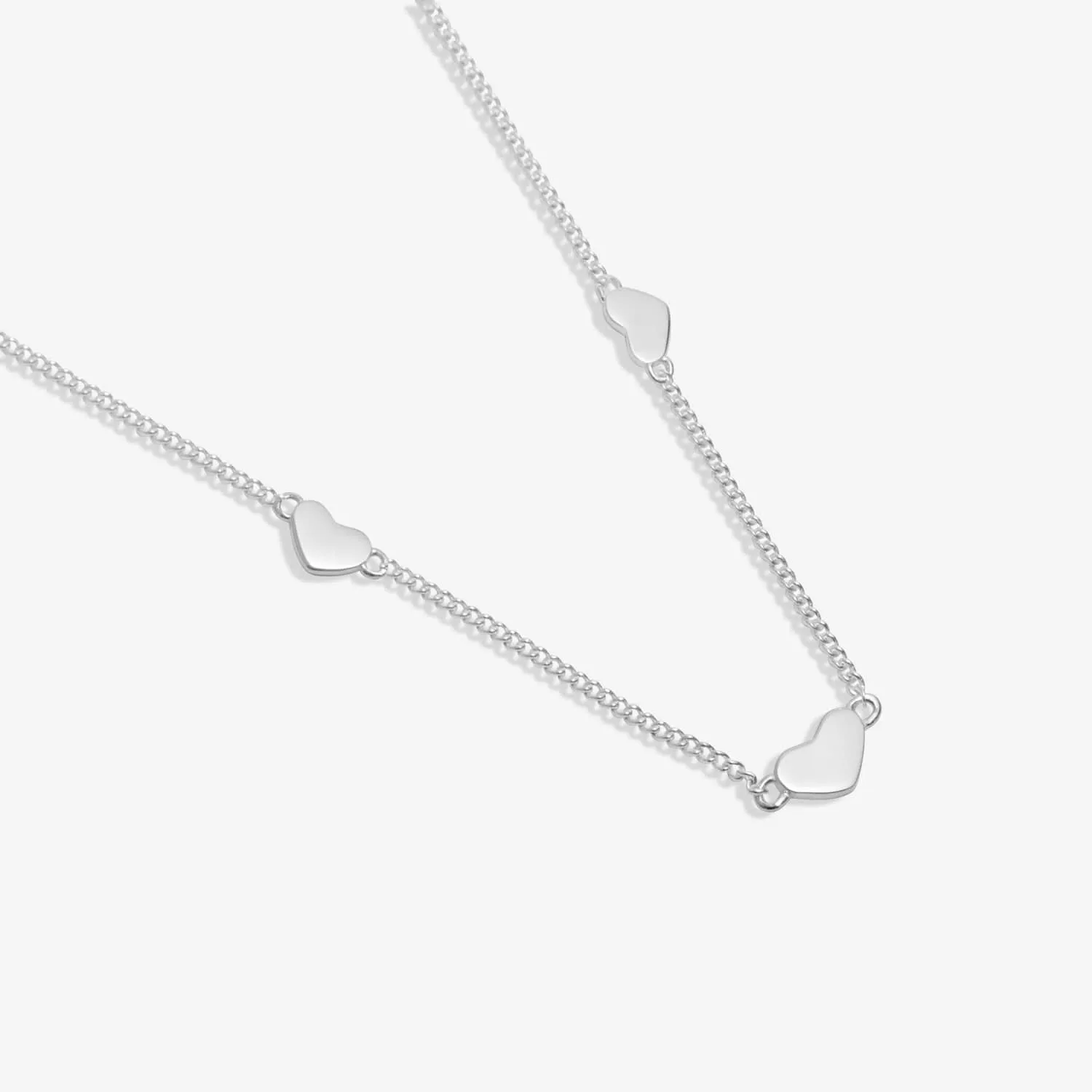 Sterling Silver Triple Heart Necklace JJS0130 Joma Jewellery