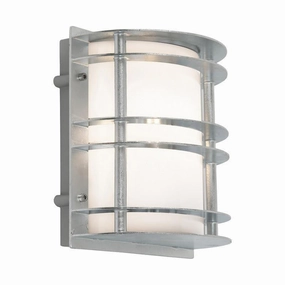 Stockholm Galvanised Steel Outdoor Wall Light outdoor wall lamp