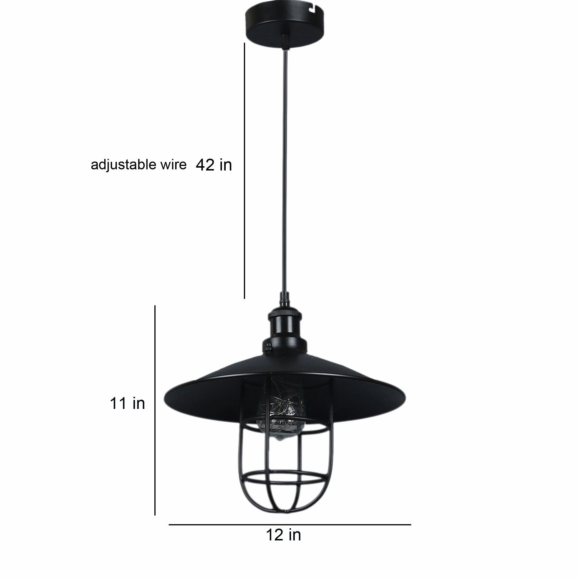 Studio Black Hanging Light by SS Lightings