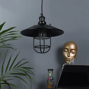 Studio Black Hanging Light by SS Lightings contemporary ceiling fixture