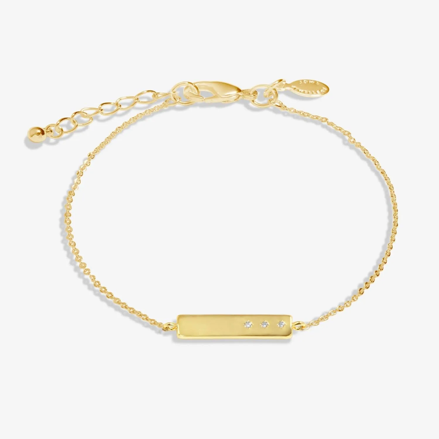 Style Stories Bar Gold Plated Bracelet 7727 Joma Jewellery