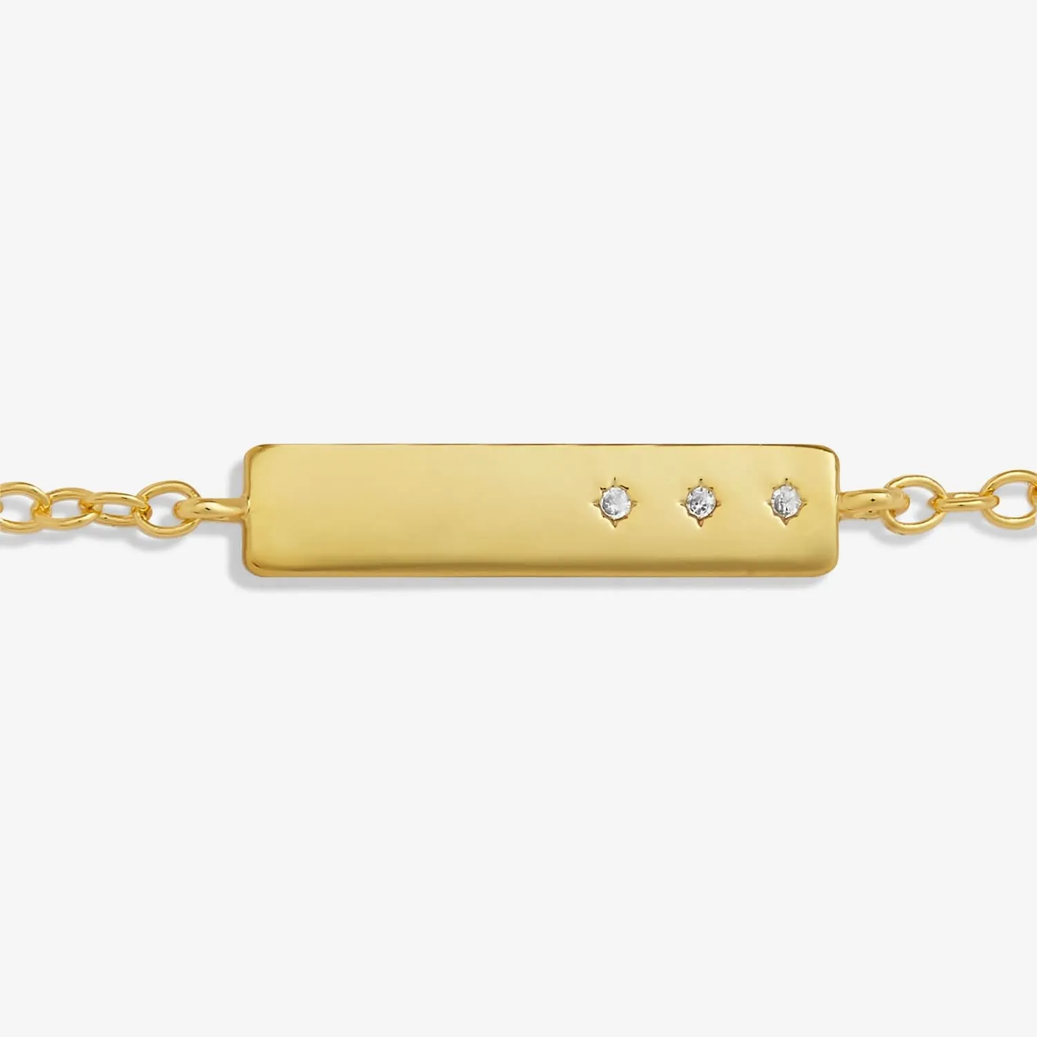 Style Stories Bar Gold Plated Bracelet 7727 Joma Jewellery