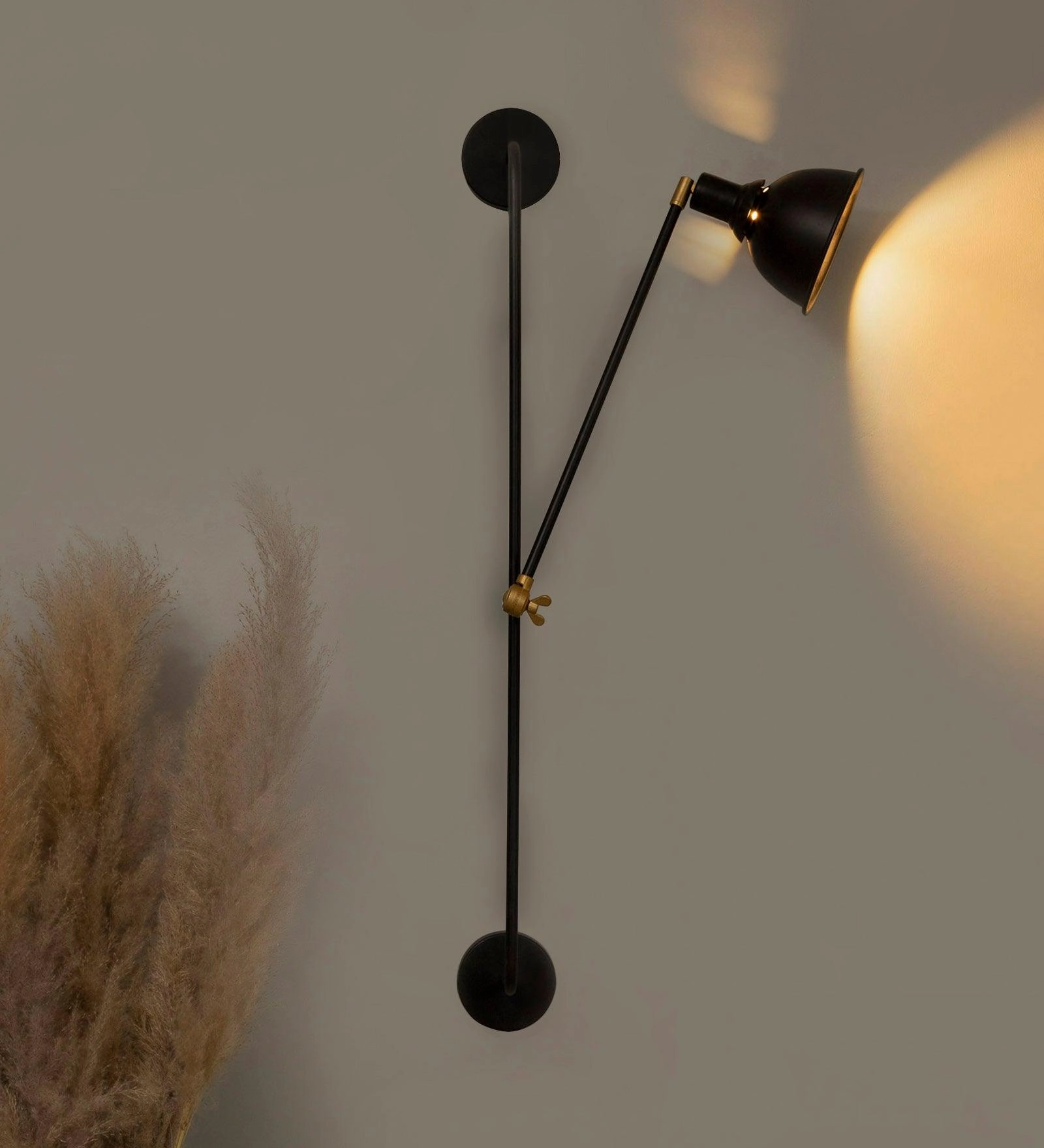 Swing Arm Corner Lamp Left Facing