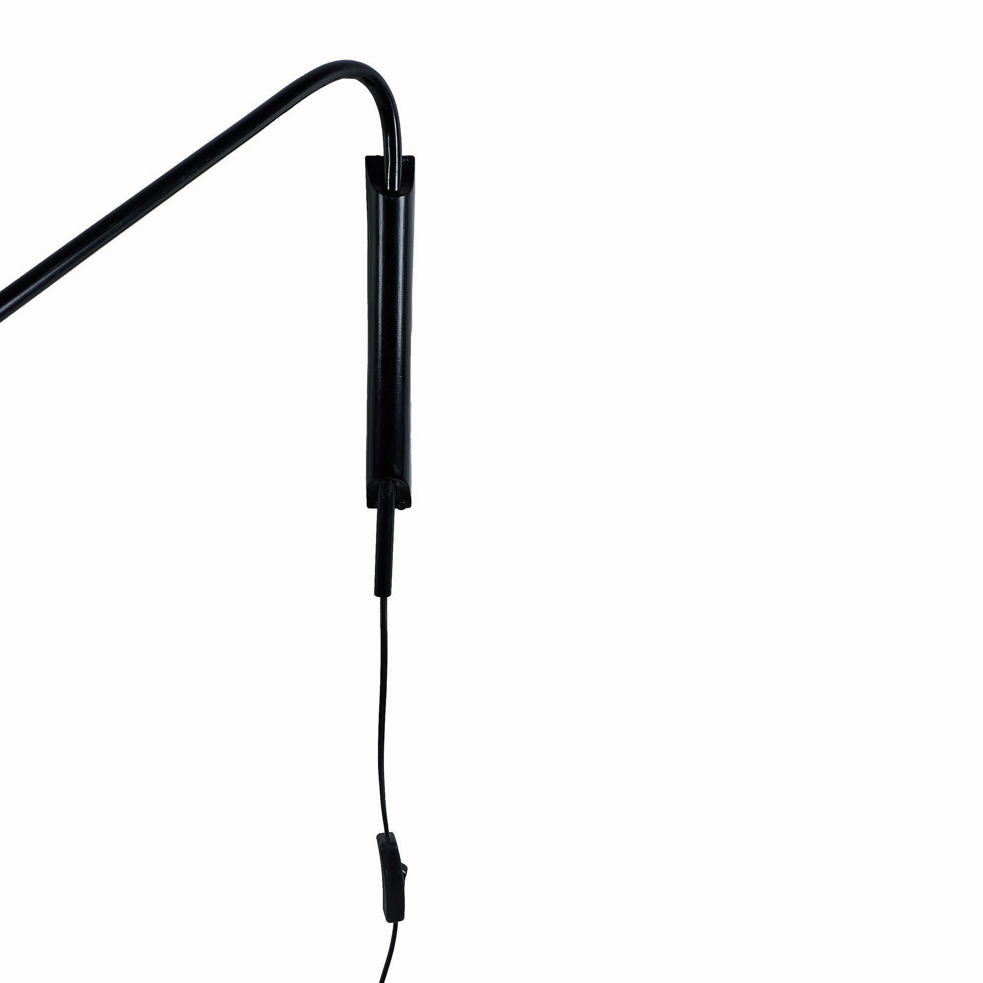 Swiveling Black Metal Wall Light by SS Lightings