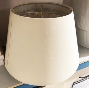 Tan Lamp Shade rechargeable bedside light