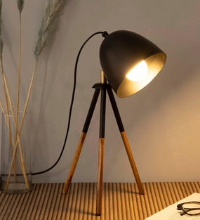 Teak Bud Desk Lamp Black Louis Poulsen chandelier