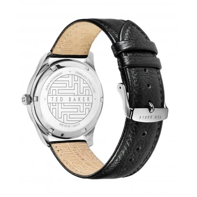 Ted Baker Gents Daquir Black Leather Watch BKPDQF115