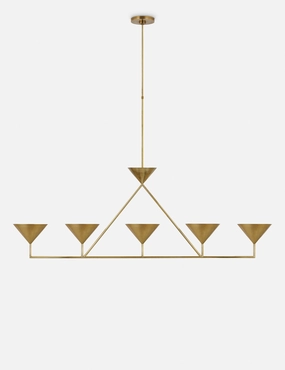 Thierry Linear Chandelier flowerpot LED lamp