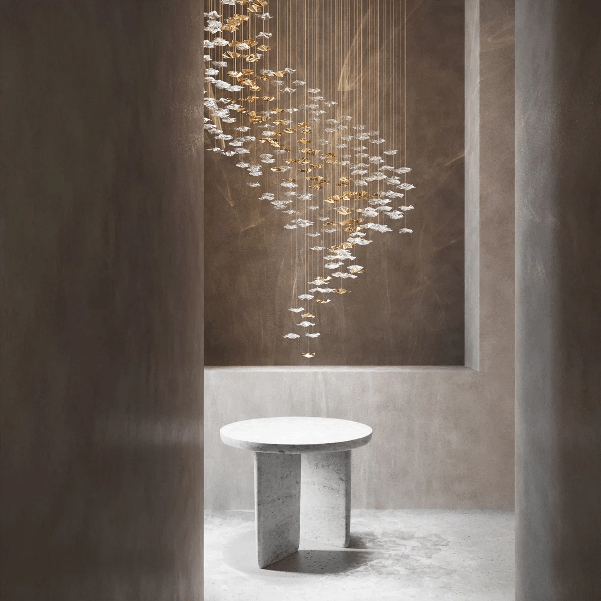 Tidal Art Glass Chandelier