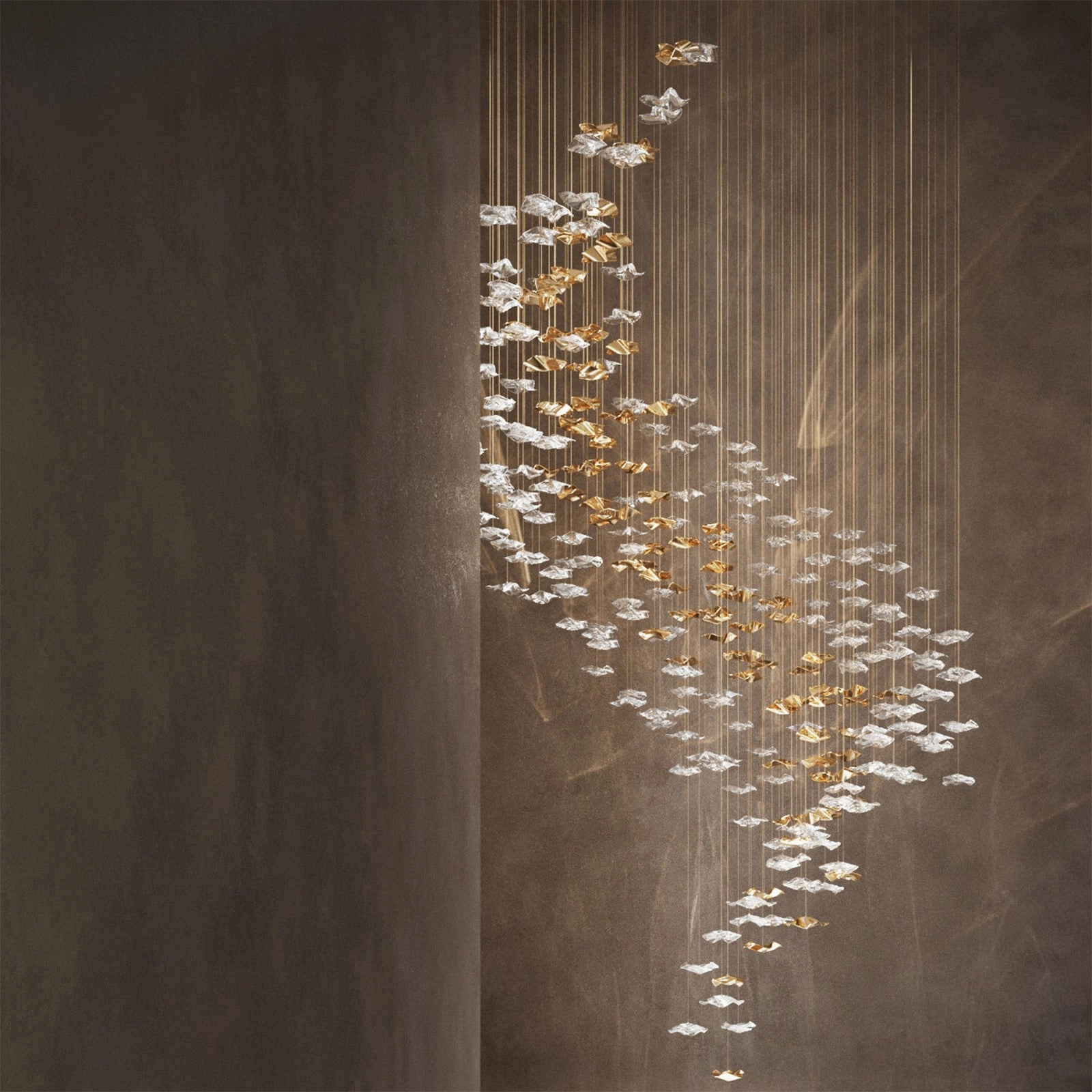 Tidal Art Glass Chandelier