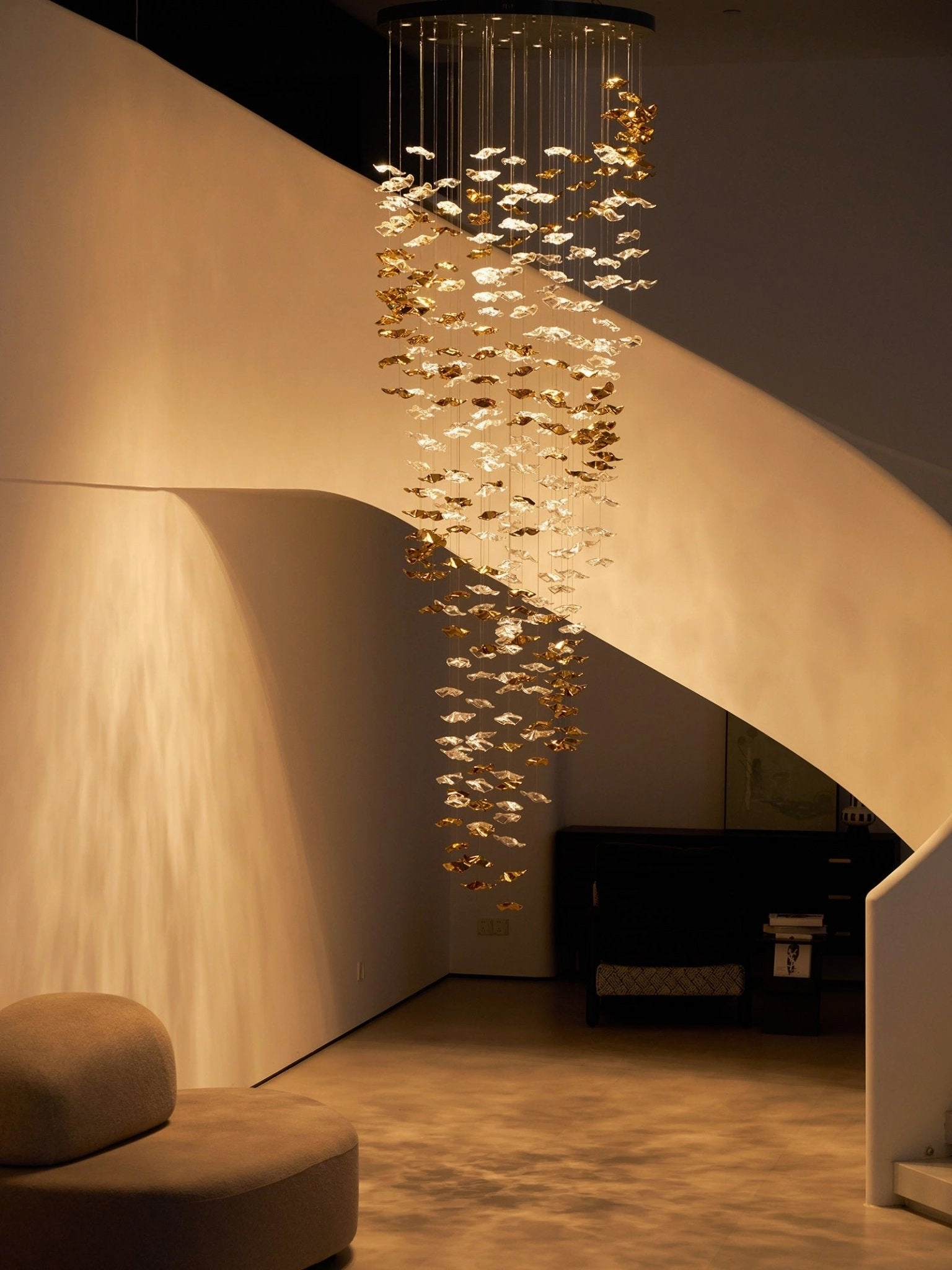 Tidal Art Glass Chandelier