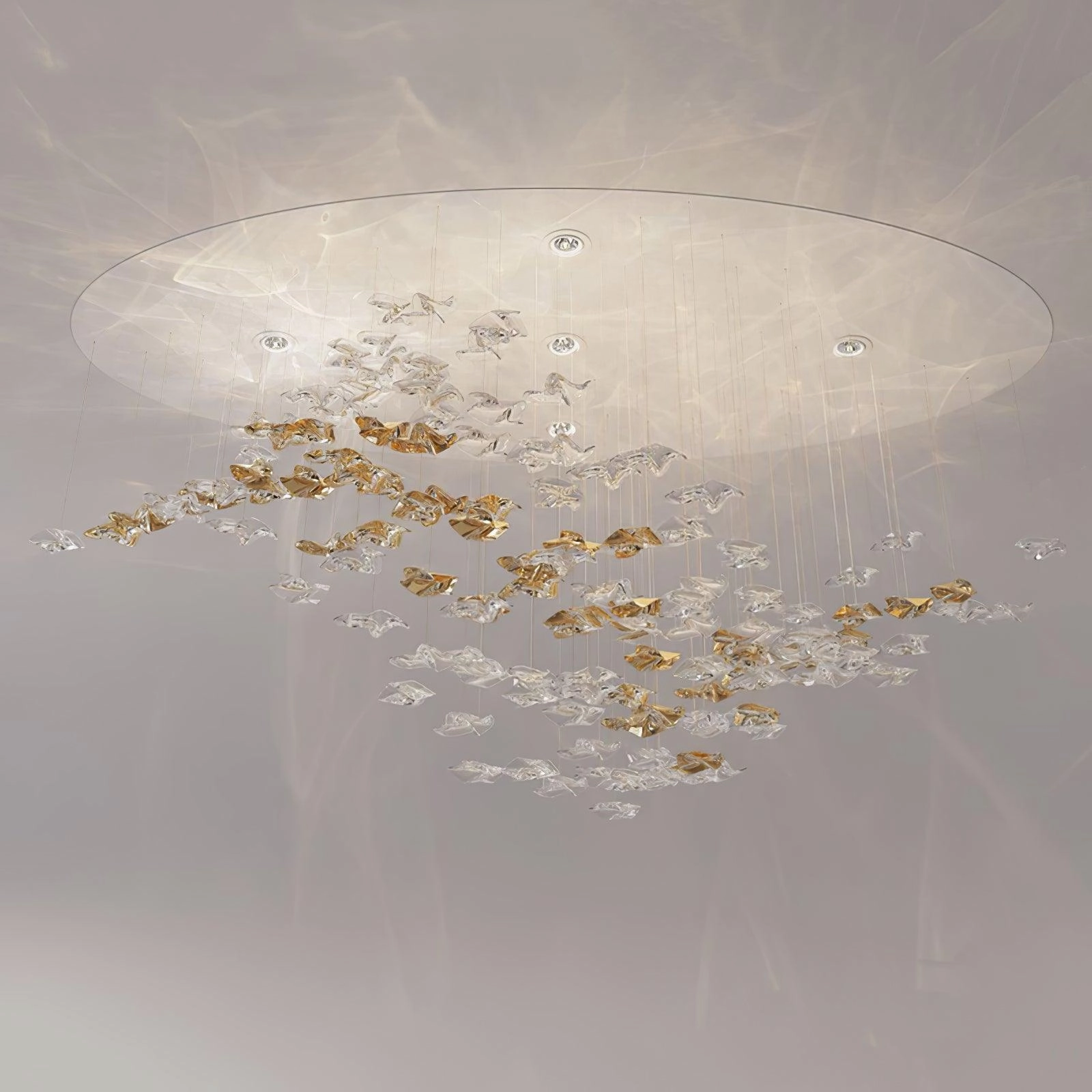 Tidal Art Glass Chandelier