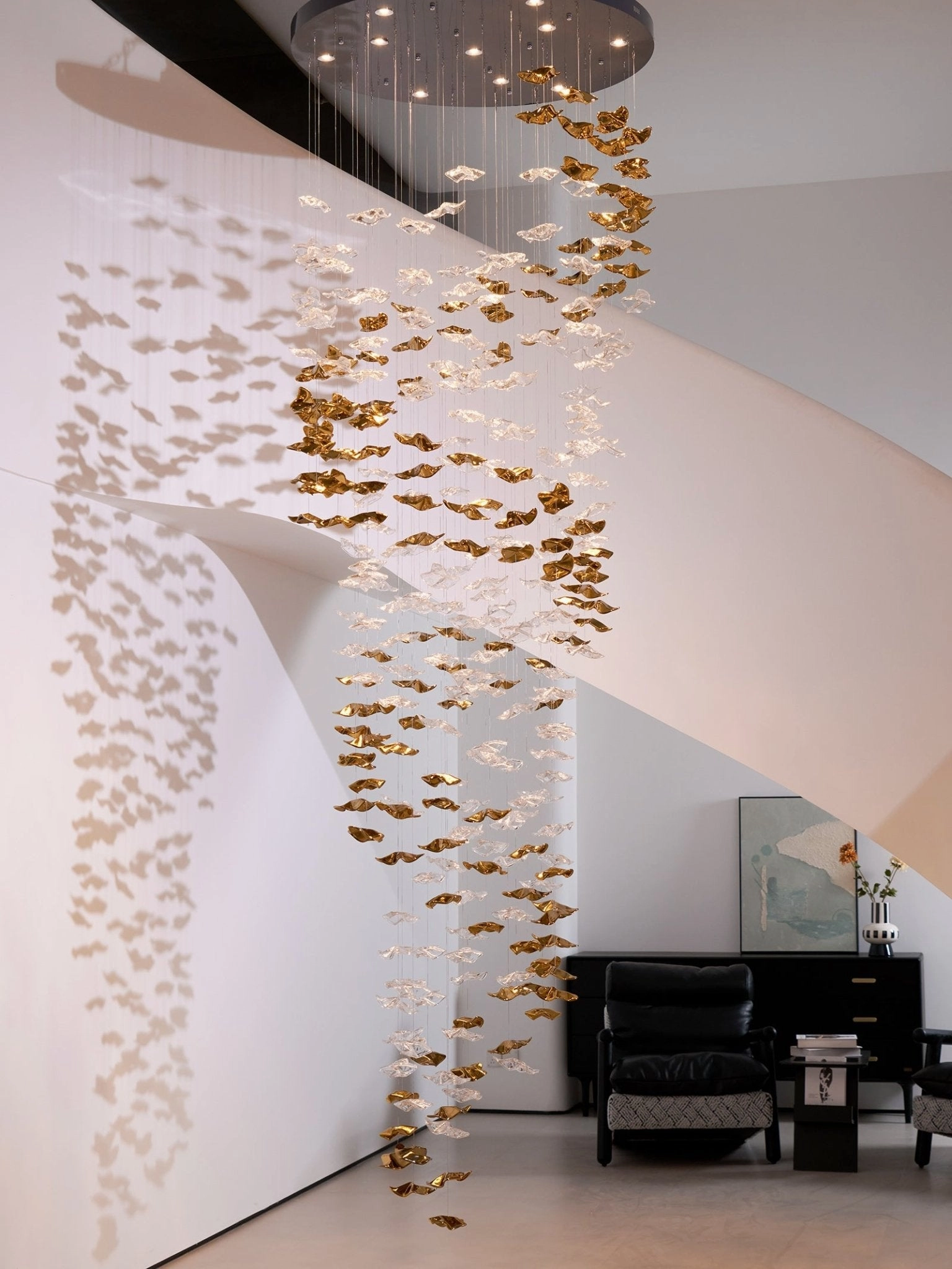 Tidal Art Glass Chandelier