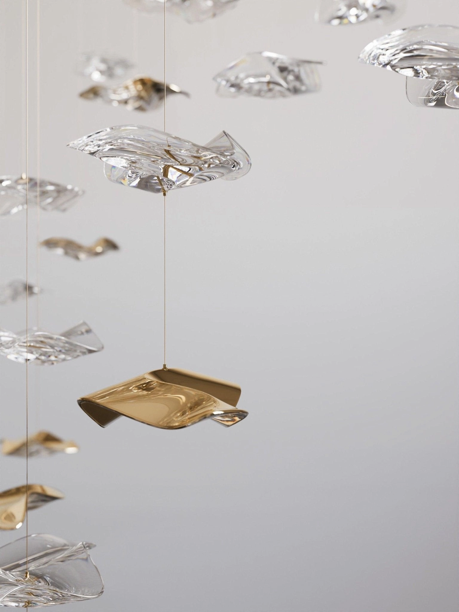 Tidal Art Glass Chandelier