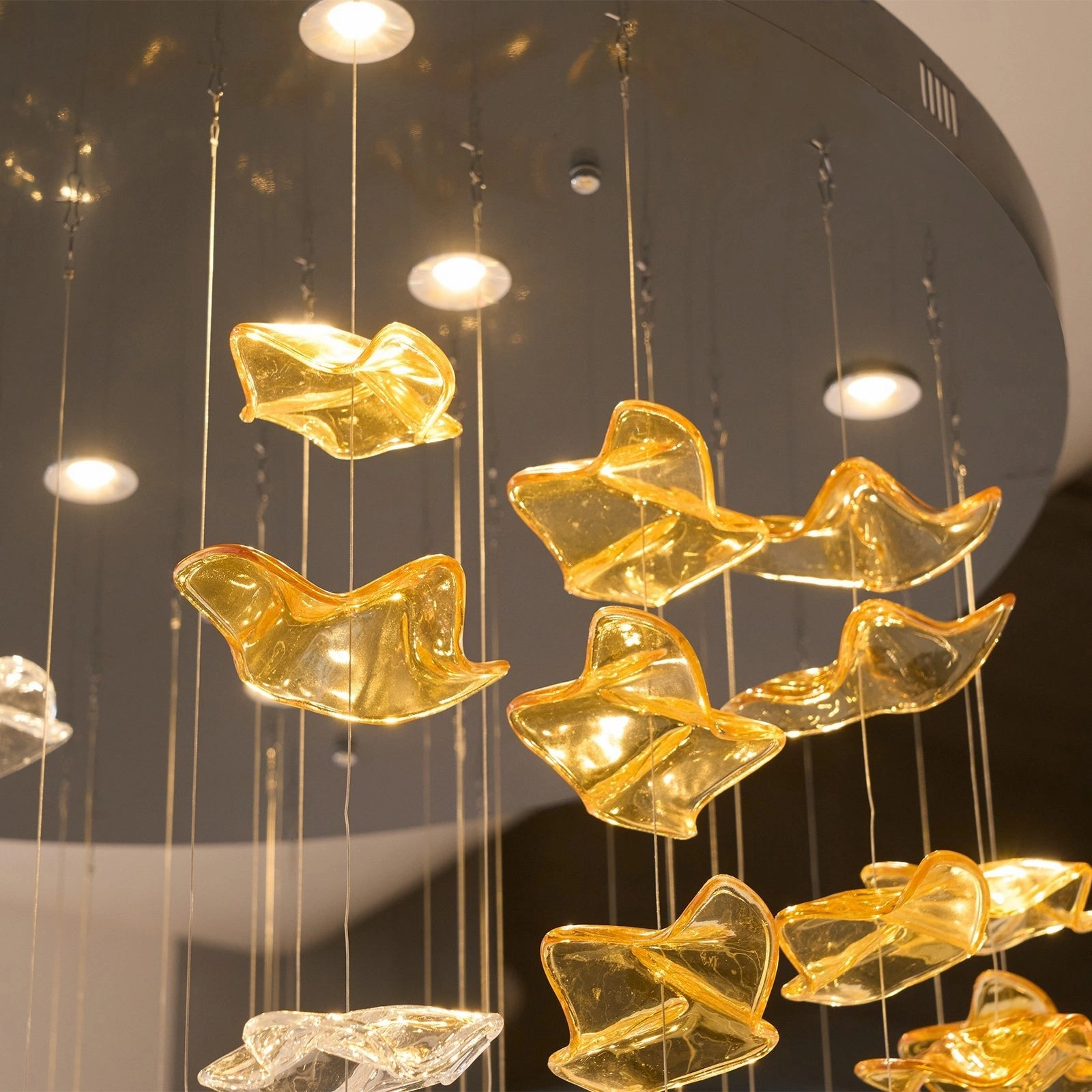 Tidal Art Glass Chandelier