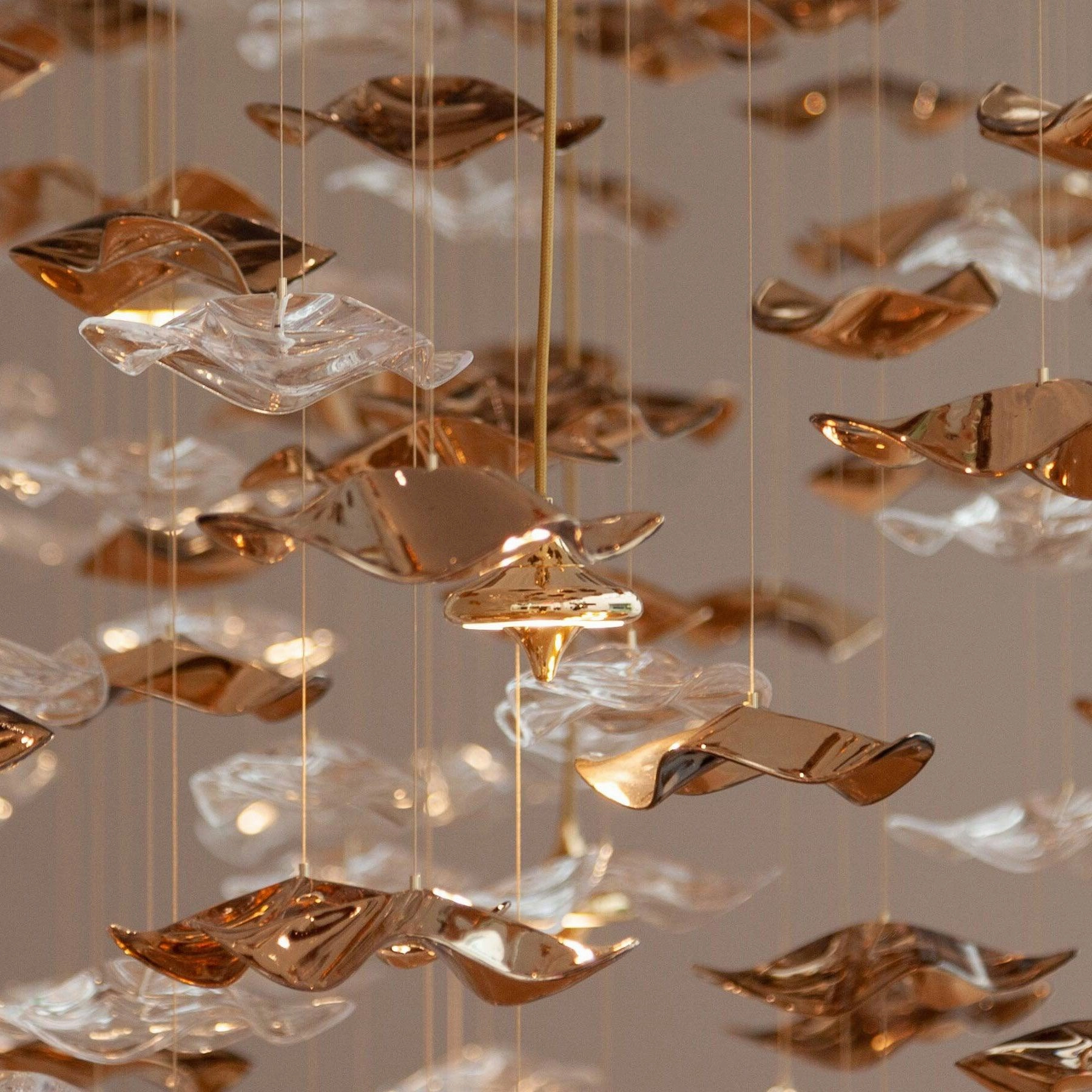 Tidal Art Glass Chandelier
