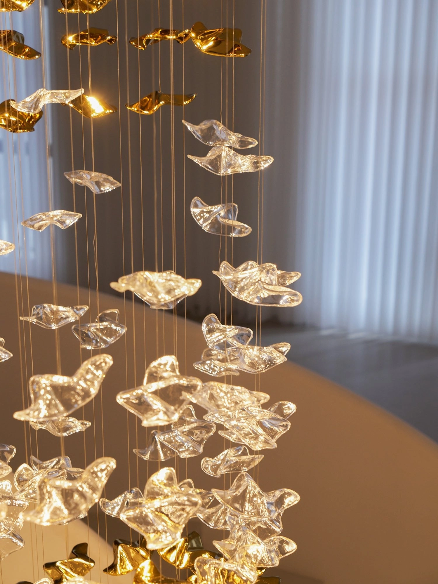 Tidal Art Glass Chandelier