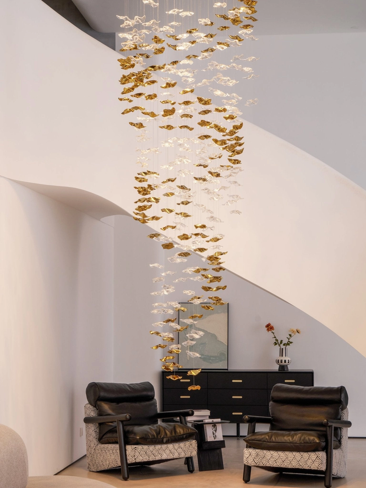 Tidal Art Glass Chandelier