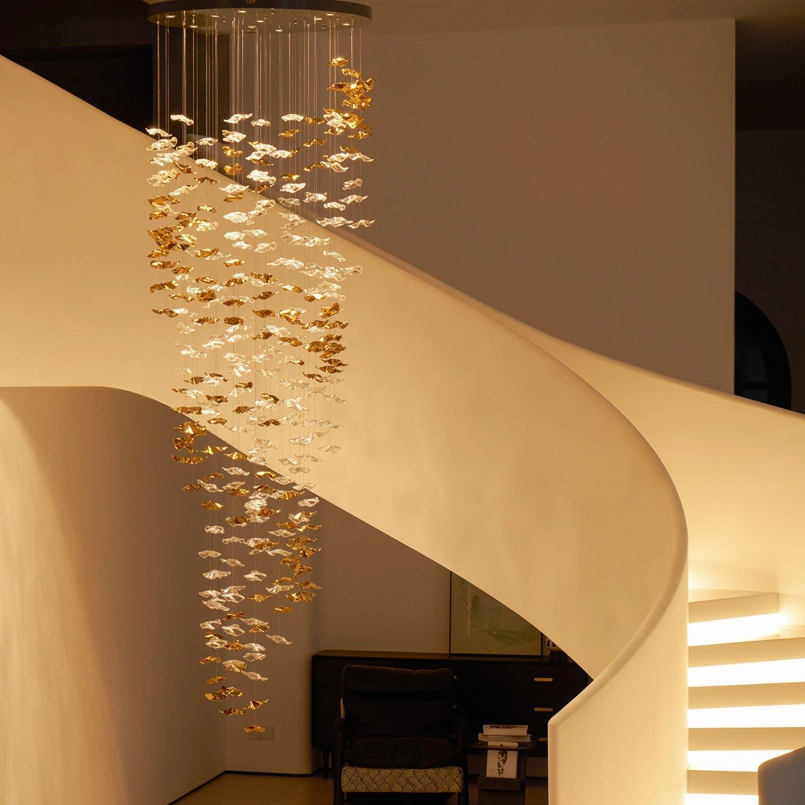 Tidal Art Glass Chandelier
