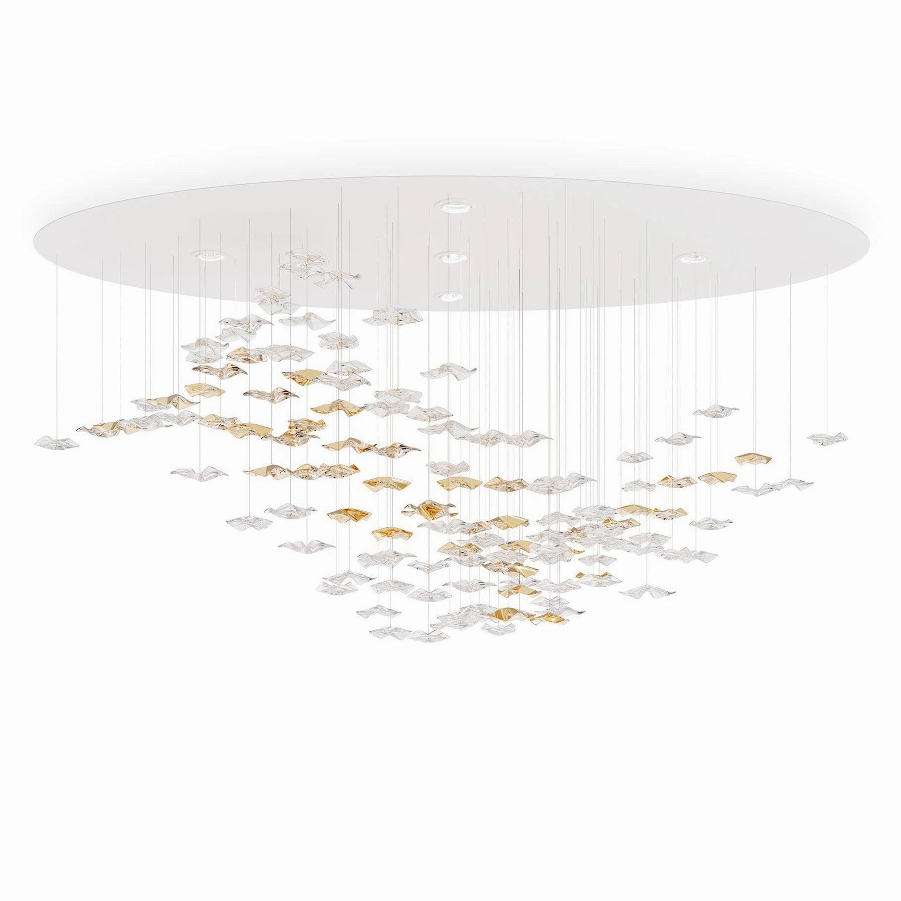 Tidal Art Glass Chandelier