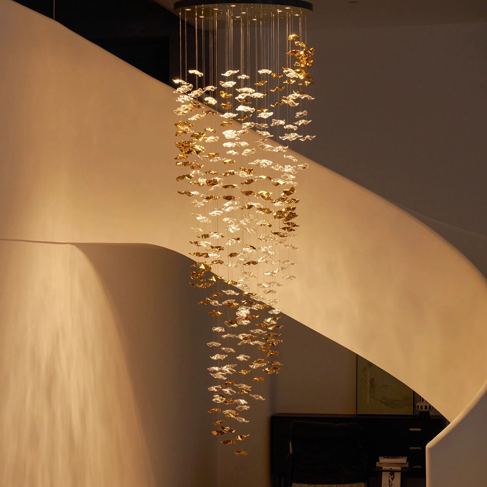 Tidal Art Glass Chandelier