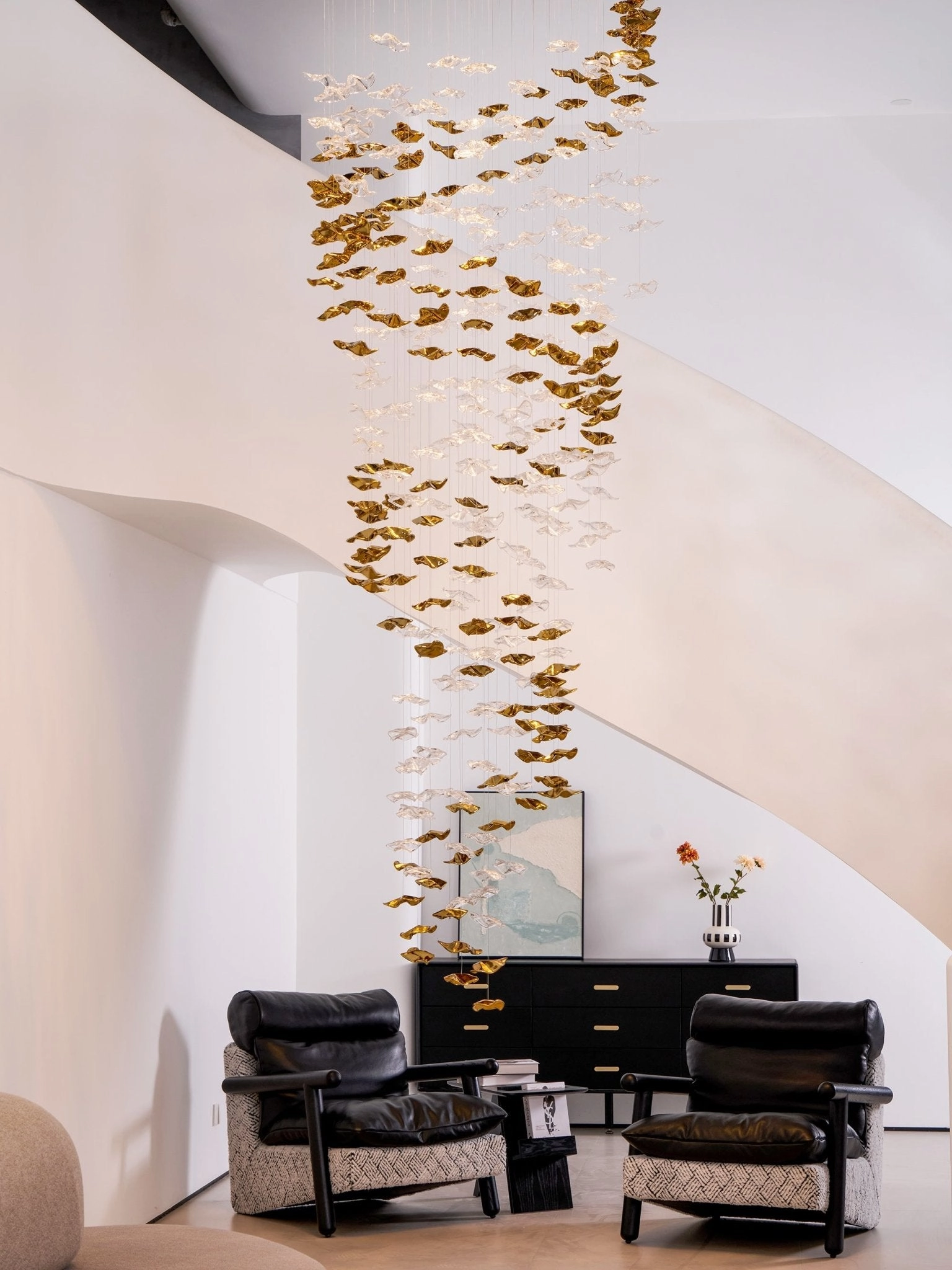Tidal Art Glass Chandelier