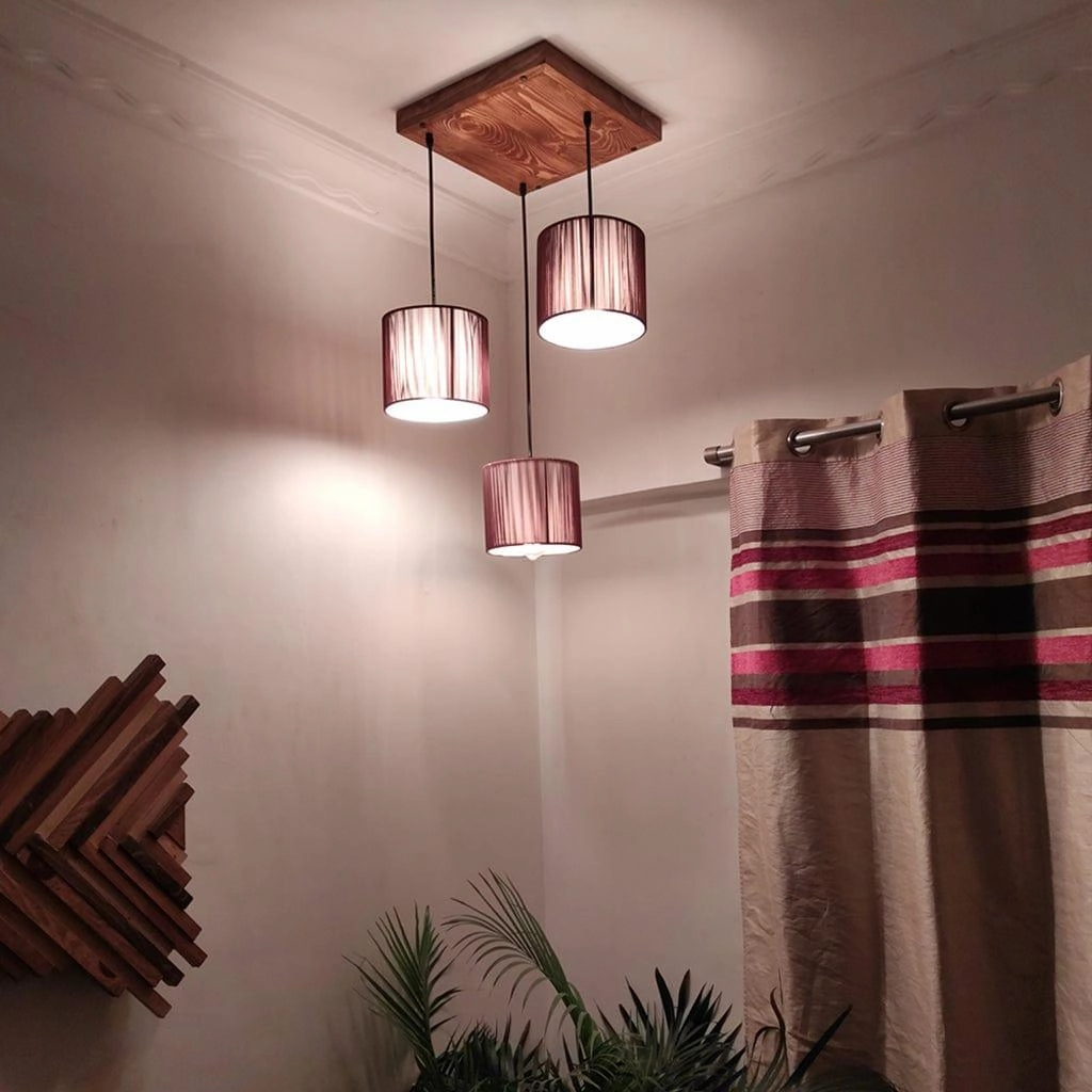 Tiga Brown Cluster Hanging Lamp (BULB NOT INCLUDED)