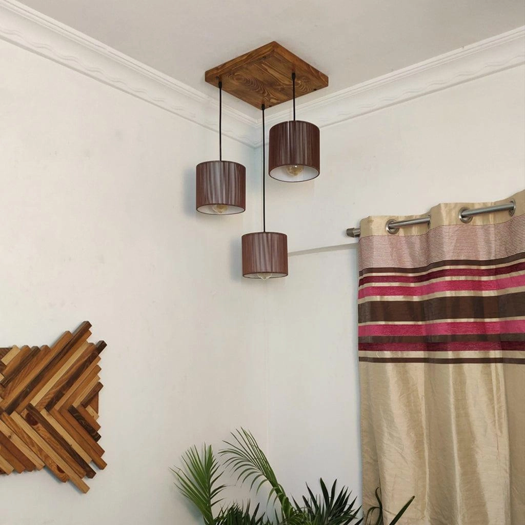 Tiga Brown Cluster Hanging Lamp (BULB NOT INCLUDED)