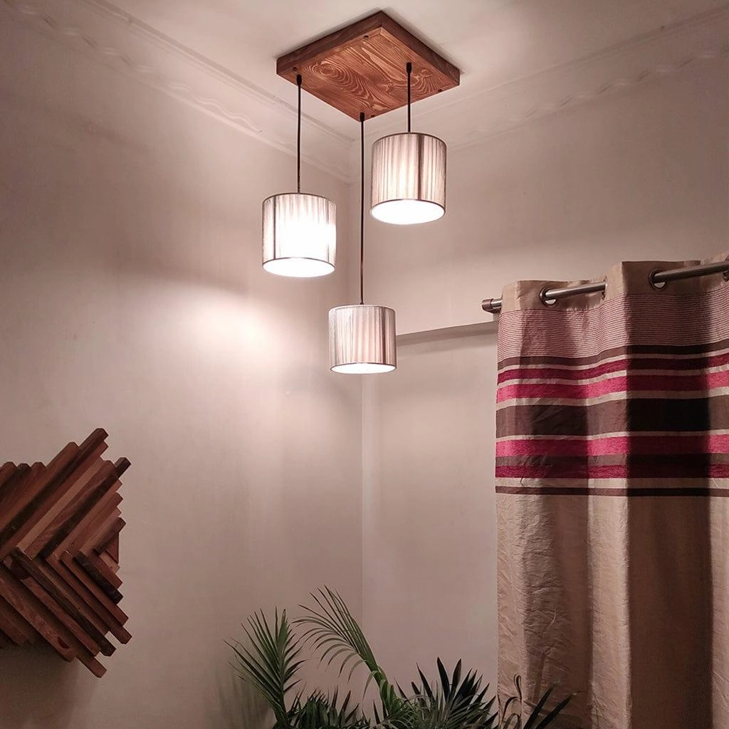 Tiga Silver Cluster Hanging Lamp (BULB NOT INCLUDED)