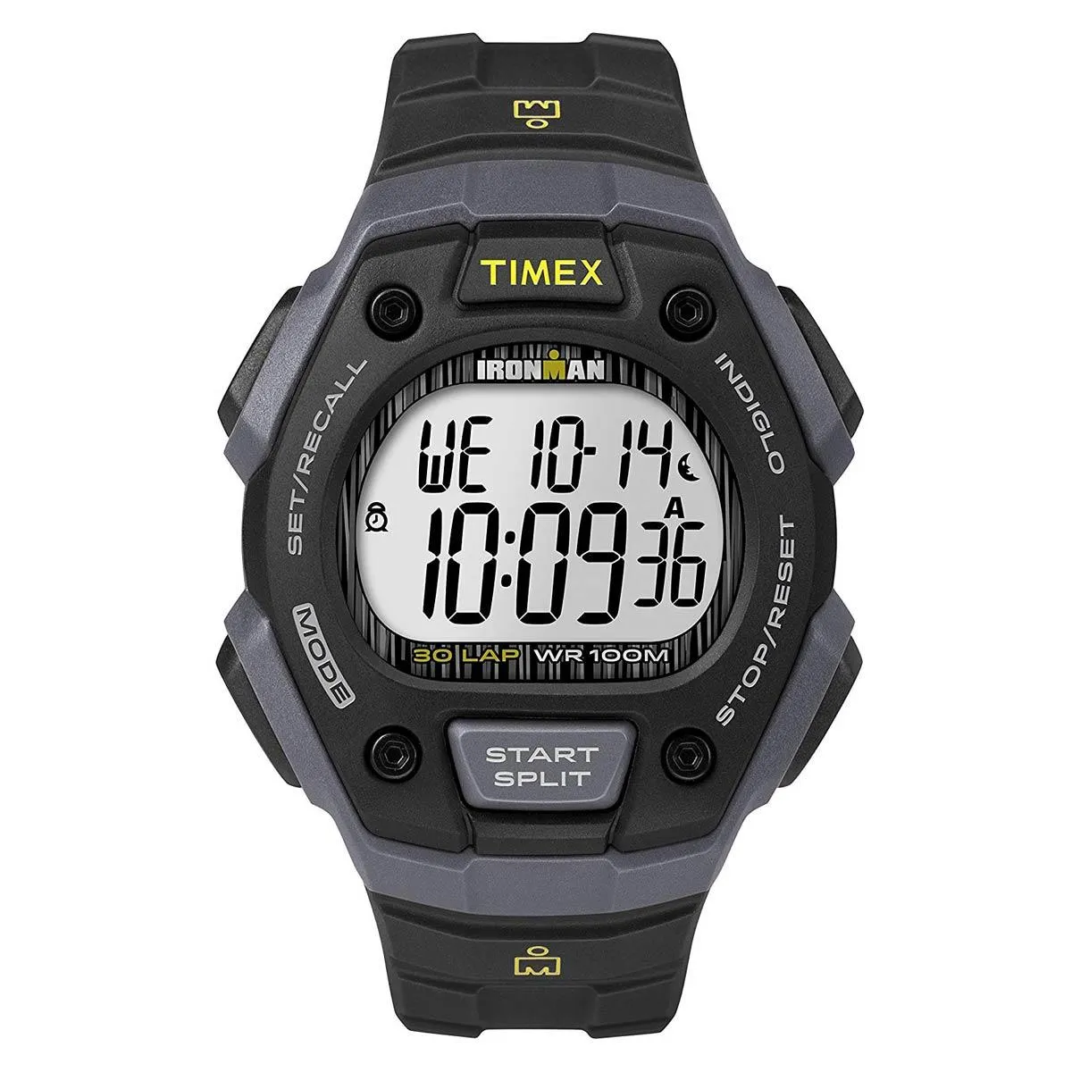 Timex Chronograph Watch - Men's Ironman Classic 30 Black Strap | TW5M09500JV Timex Watches