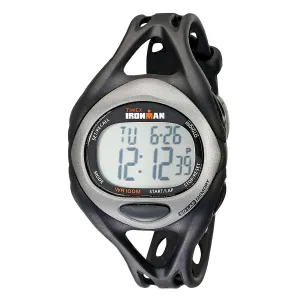 Timex Chronograph Watch - Men's Ironman Sleek 50 Black Strap | T54281JV Timex Watches