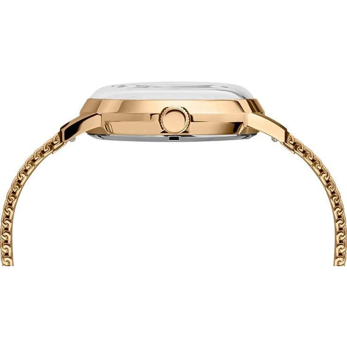 Timex Men's Automatic Watch - Marlin Silver Dial Yellow Gold Bracelet | TW2T34600ZV Timex Watches