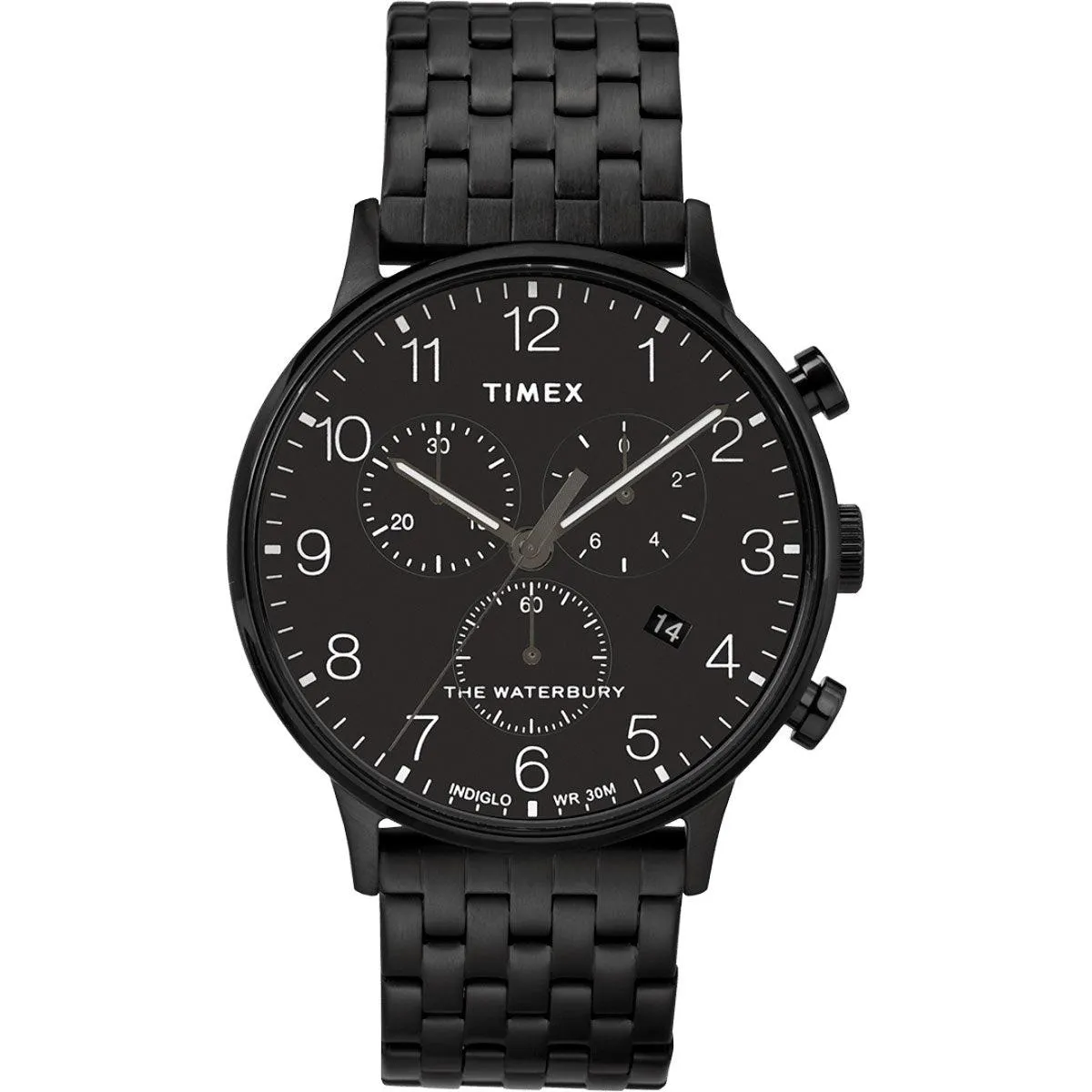 Timex Men's Chrono Watch - Waterbury Classic Stainless Steel Bracelet | TW2R72200 Timex Watches