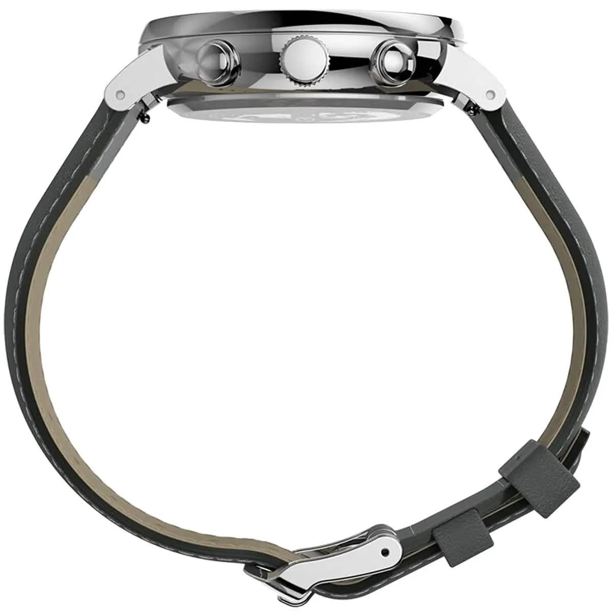 Timex Men's Chronograph Watch - Fairfield Silver Dial Grey Strap | TW2T67500VQ Timex Watches