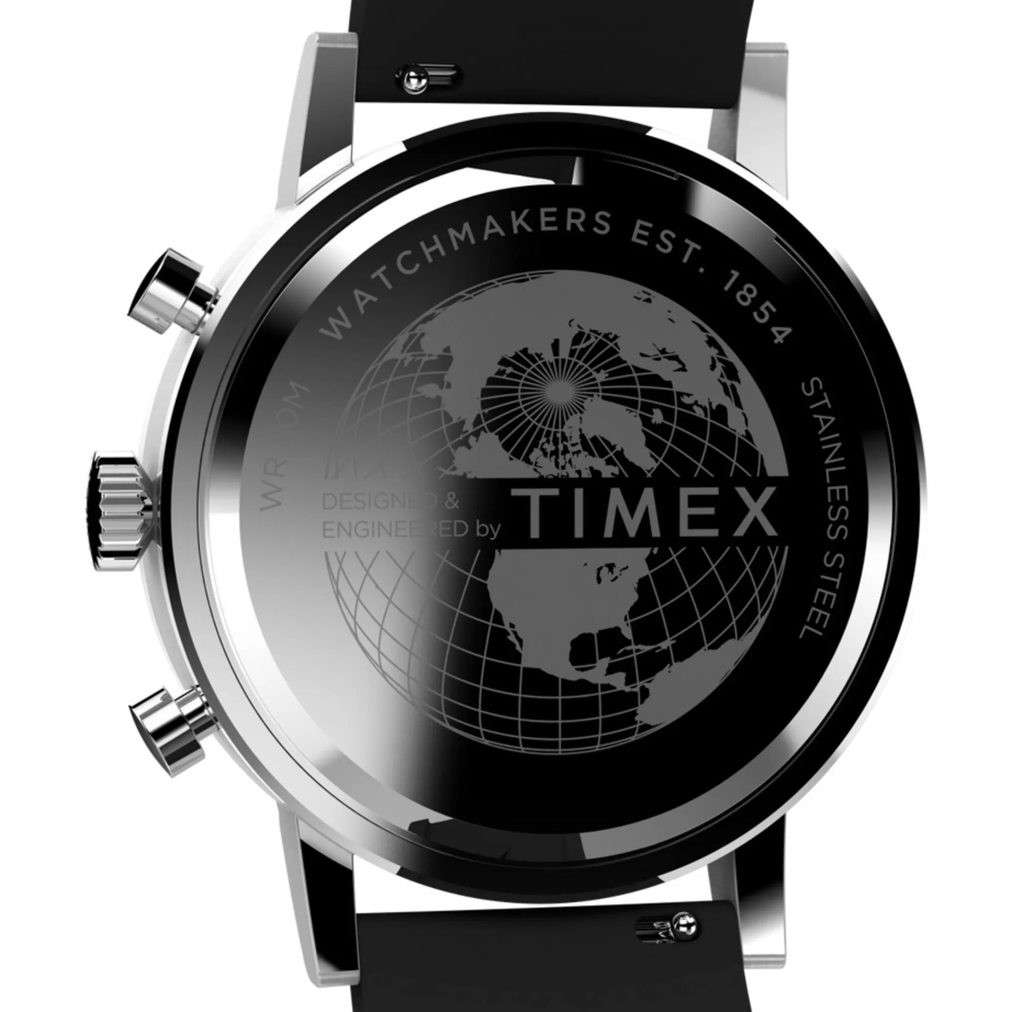 Timex Men's Chronograph Watch - Midtown Champagne Dial Black Strap | TW2V70500VQ Timex Watches