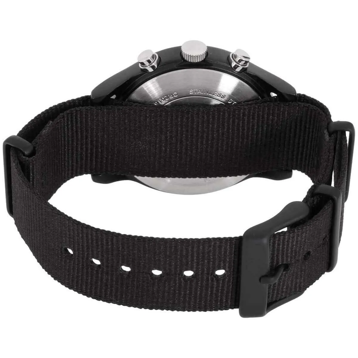 Timex Men's Chronograph Watch - MK1 Black Dial Black Nylon Strap | TW2R67700VQ Timex Watches