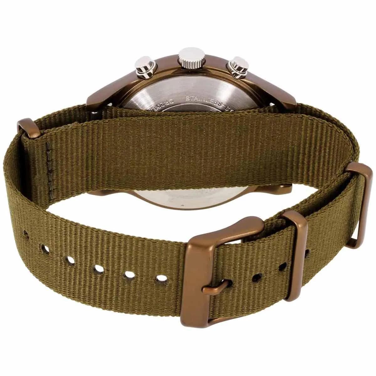 Timex Men's Chronograph Watch - MK1 Green Dial Green Nylon Strap | TW2R67800VQ Timex Watches