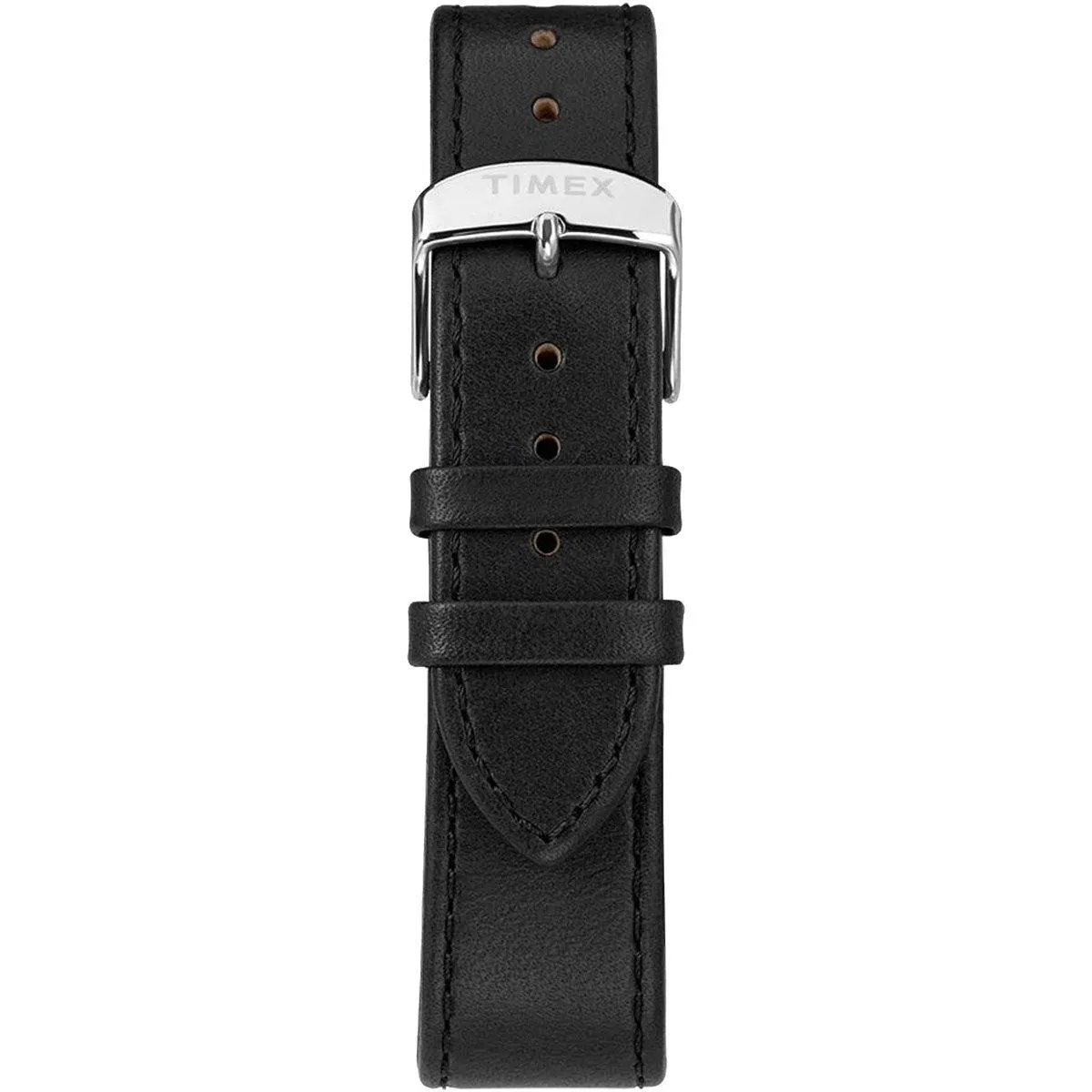 Timex Men's Chronograph Watch - Standard Black Dial Leather Strap | TW2T21100VQ Timex Watches