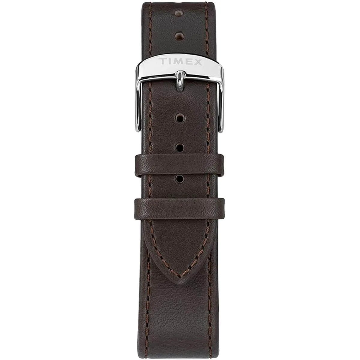 Timex Men's Chronograph Watch - Standard Cream Dial Leather Strap | TW2T21000VQ Timex Watches