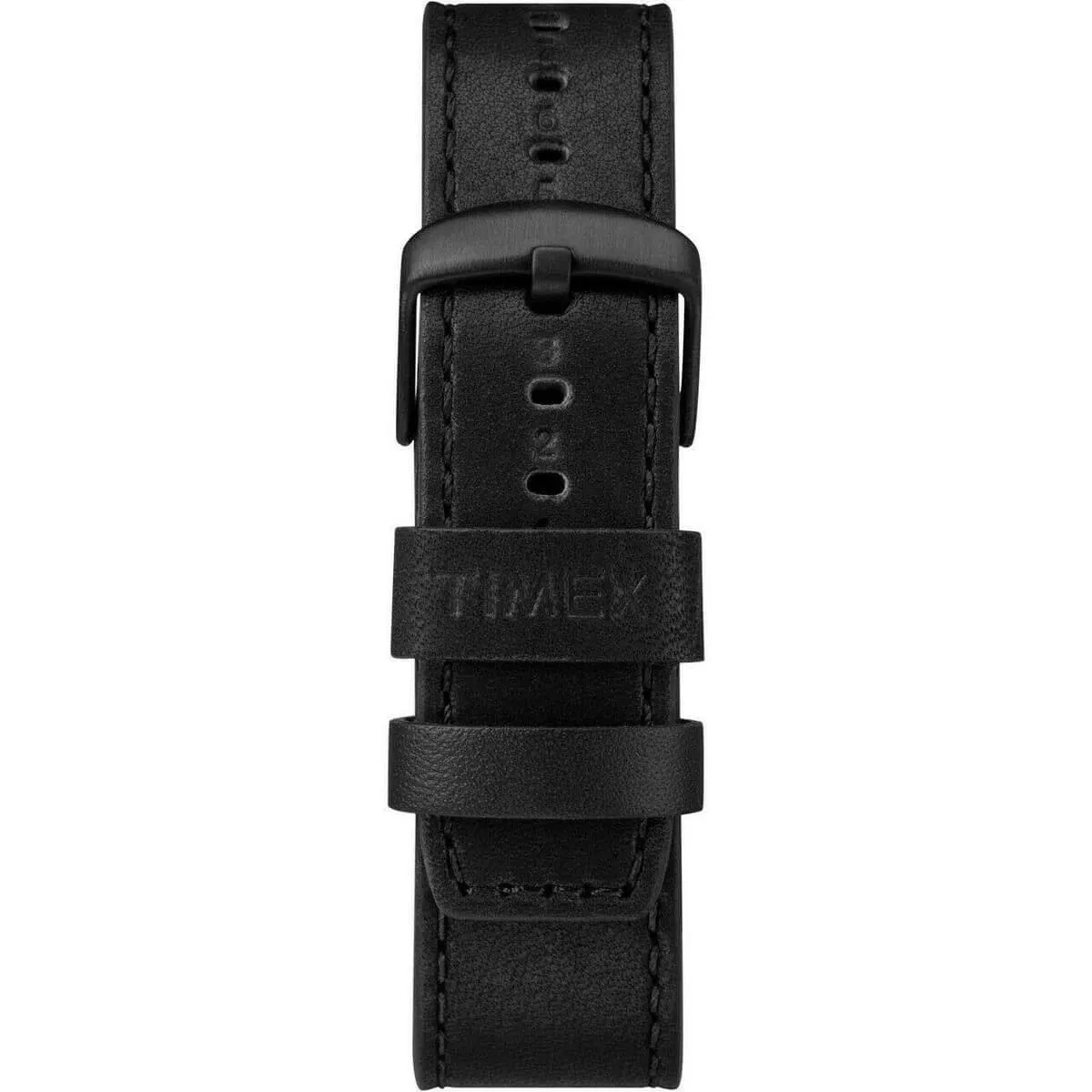 Timex Men's Chronograph Watch - Waterbury Black Leather Strap | TW2R12700VQ Timex Watches