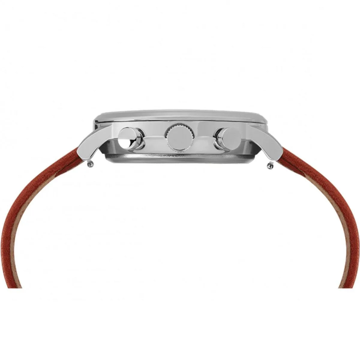 Timex Men's Chronograph Watch - Waterbury Brown Leather Strap | TW2T28000VQ Timex Watches
