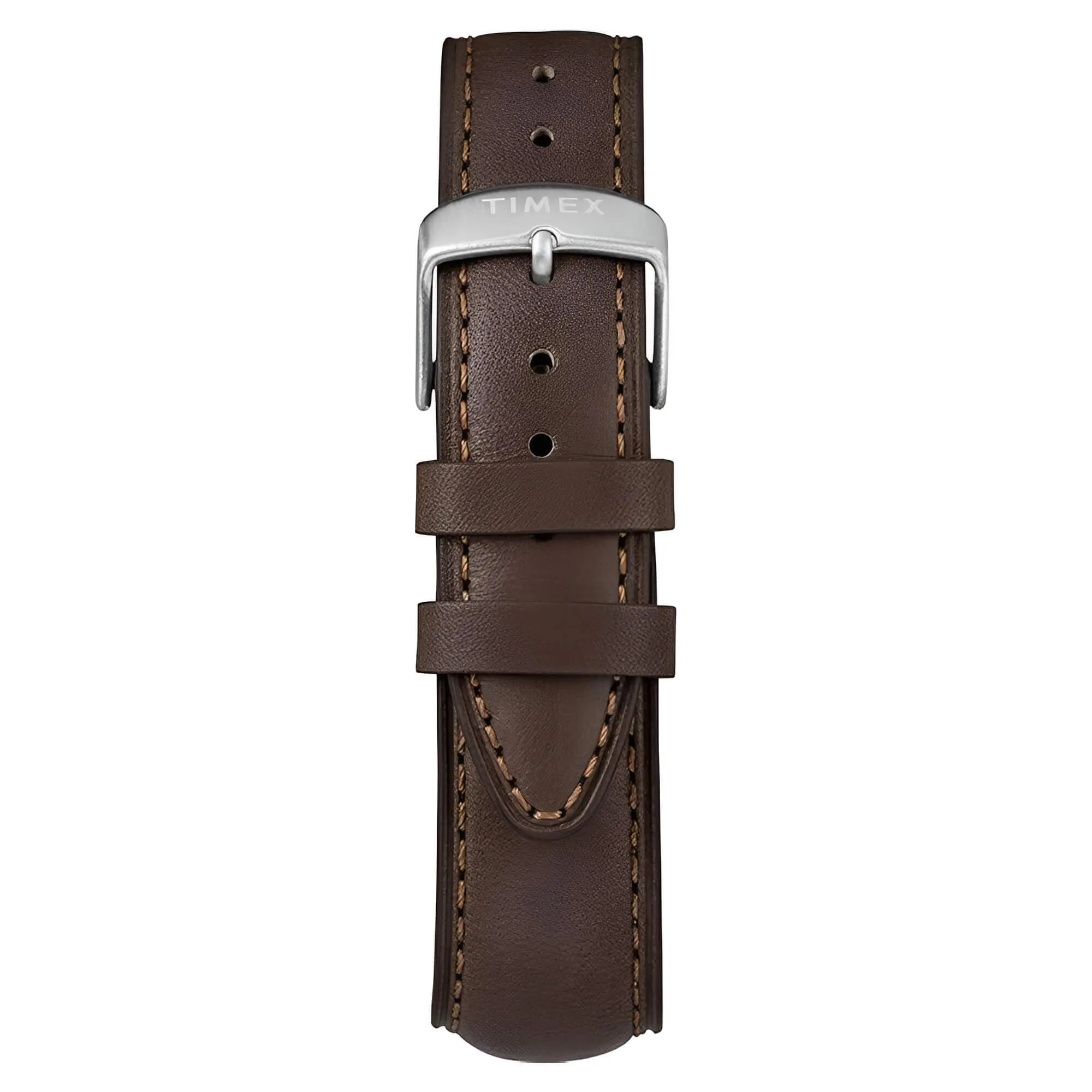 Timex Men's Chronograph Watch - Waterbury Cream Dial Leather Strap | TW2R88200 Timex Watches