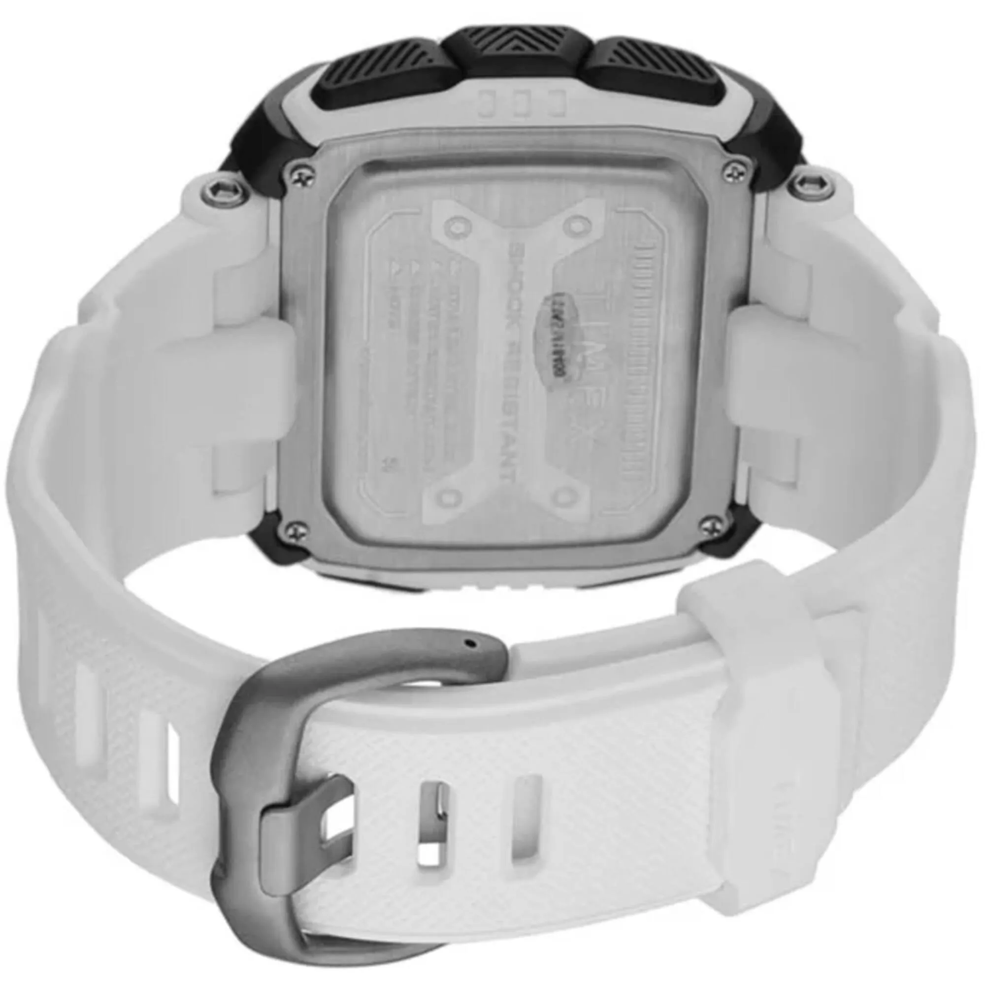 Timex Men's Digital Watch - Command Black Dial White Strap Shock Resistant | TW5M18400 Timex Watches